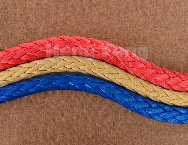 Uhmwpe mooring rope of 8-strand and -12-strand